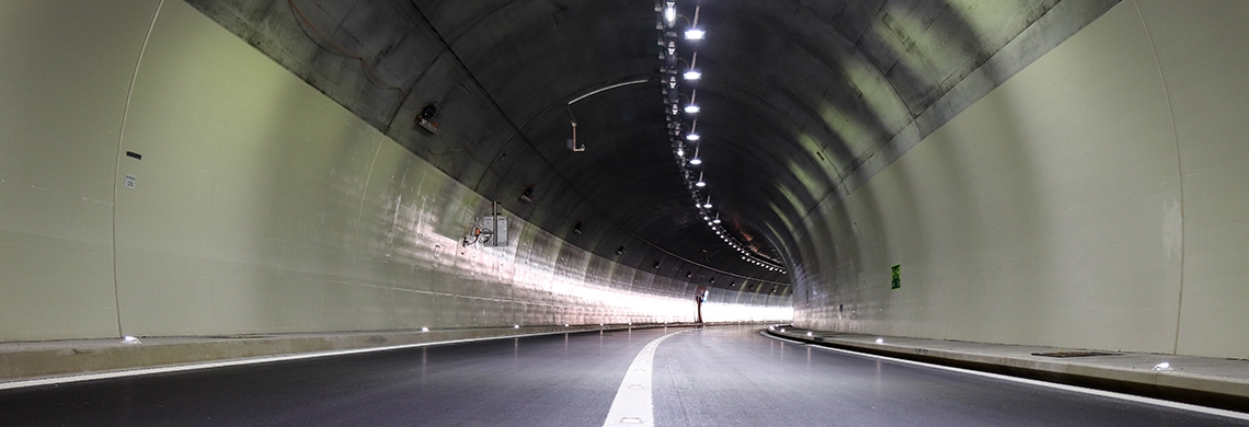 In einem Strassentunnel